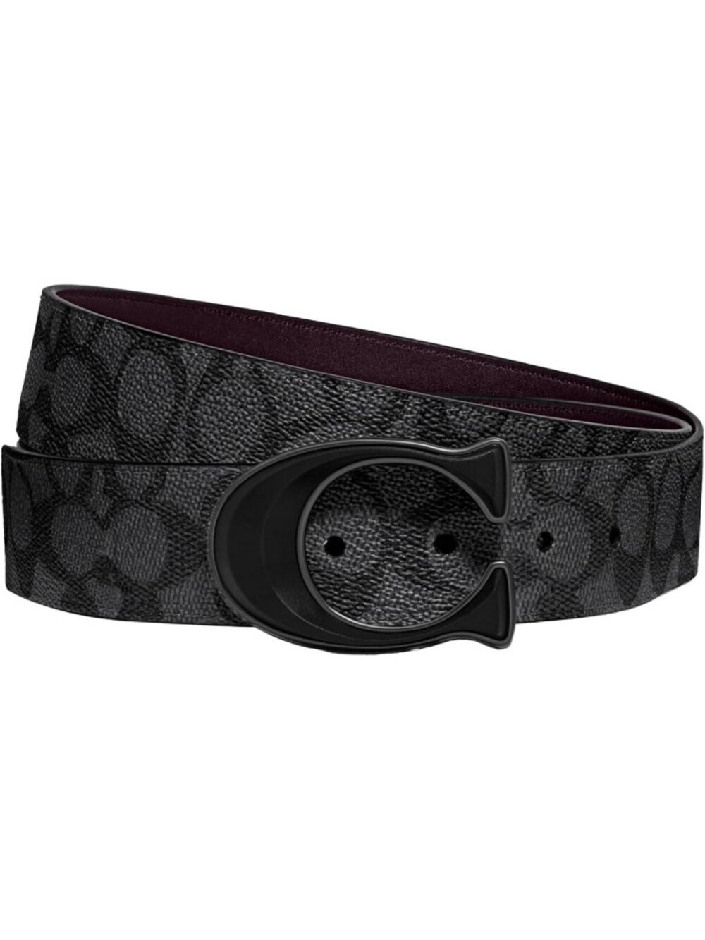Reversible 38mm Resin Inlay C Buckle Signature Belt for Women - Stylish